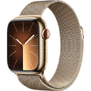 Smartwatch Apple Watch Series 9 LTE 45mm Gold Stainless Steel Case with Milanese Loop Gold