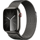 Smartwatch Apple Watch Series 9 LTE 41mm Graphite Stainless Steel Case with Milanese Loop Graphite