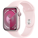 Smartwatch Apple Watch Series 9 GPS 45mm Pink Aluminium Case with Sport Band S/M Light Pink