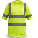 DEDRA-EXIM Tricou bărbătesc t-shirt reflectorizant galben, mărime M