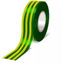 DEDRA-EXIM Bandă izolatoare electrică PCV galbenă-verde 19mmx10m