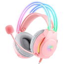 ONIKUMA Casti Gaming headphones  X26 Pink