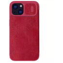 Husa Husa pentru iPhone 15 - Nillkin QIN Pro Leather Case - Red