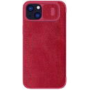 Husa Husa pentru iPhone 15 Plus - Nillkin QIN Pro Leather Case - Red
