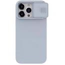Husa Husa pentru iPhone 15 Pro - Nillkin CamShield Silky MagSafe Silicone - Star Grey