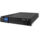 Qoltec 53947 Uninterruptible power supply UPS RACK | 3KVA | 2400 W | LCD