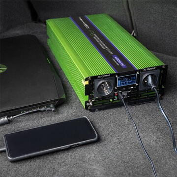 Accesorii sisteme fotovoltaice No name Convertor de tensiune Auto UPS 4000W Verde