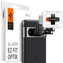 Folie Camera pentru Google Pixel 8 (set 2) - Spigen Glas.tR Optik EZ FIT - Black
