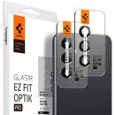 Folie Camera pentru Samsung Galaxy S23 FE (set 2) - Spigen Glas.tR Optik - Black