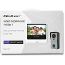 Qoltec 51781 Video doorphone Theon 7 | TFT LCD 7" | White