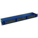 Accesoriu server EMITERNET PANEL 19", 48XRJ45 STP CAT.6 (1U) WITH SHELF, BLUE
