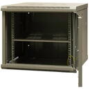EMITERNET Separate hanging cabinet 19'' 9U, unassembled, sheet metal/glass door, 600x600x500mm width/depth/height. EM/AS6609X