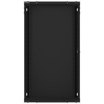 Lanberg WF01-6422-10B rack cabinet 22U Wall mounted rack Black
