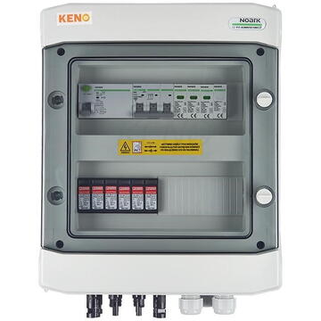 Accesorii sisteme fotovoltaice Keno Energy Tablou de conectare DC+AC cu descărcător de supratensiune SH-386 DCAC