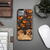 Husa Wood and Resin Case for iPhone 13 MagSafe Bewood Unique Orange - Orange and Black