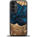 Husa Wood and resin case for Samsung Galaxy A54 5G Bewood Unique Neptune - navy blue and black