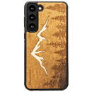 Husa Wooden case for Samsung Galaxy S23 Plus Bewood Mountains Imbuia