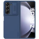Husa Nillkin CamShield Silky Silicone Case for Samsung Galaxy Z Fold 5 with Camera Protector - Dark Blue