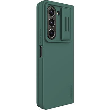 Husa Nillkin CamShield Silky Silicone Case for Samsung Galaxy Z Fold 5 with Camera Protector - Dark Green