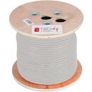 Techly ITP-C6A-FLS305 networking cable Grey 305 m Cat6a S/FTP (S-STP)