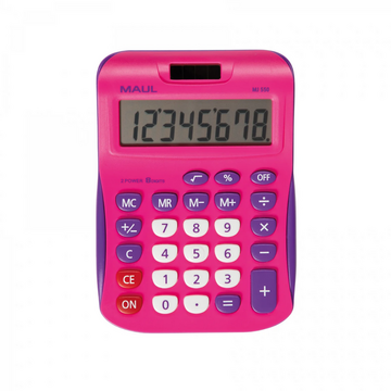 Calculator de birou Calculator de birou MAUL MJ550, 8 digits - roz