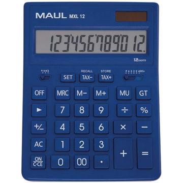 Calculator de birou Calculator de birou MAUL MXL12, 12 digits - albastru deschis