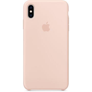 Husa Apple iPhone XS Max Silicone Case Sand Roz