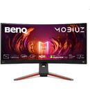 Monitor LED Monitor Gaming LED BenQ MOBIUZ EX3410R, 34'', AMD Free-Sync, HDR, WQHD,144Hz panel,curbat,negru