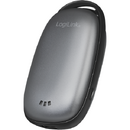 Baterie externa LogiLink 4000 mAh, 1x USB-A, hand warmer, metal grey