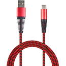 2GO 795947 USB - USB Type-C 3.1, 1m, Rosu