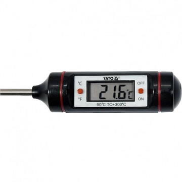 Termometru electronic cu sonda, ecran LCD Yato YT-72971, 130mm, -50 grade C+300 grade C