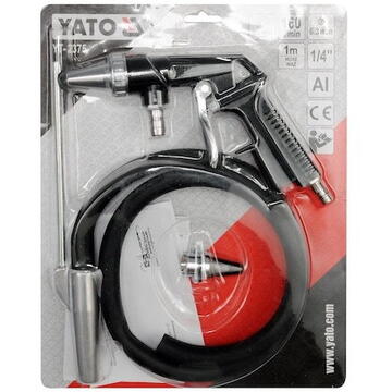 Yato Pistol pentru sablat 6.3 mm + furtun 1 m  (YT-2375)