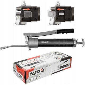 Yato Pompa pentru degresat 400cc Yt-07046  Aluminiu, 400 ml, Manual, Negru/Argintiu