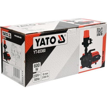 Yato Pompa de suprafata 600 W, 3100 l/h (YT-85360)