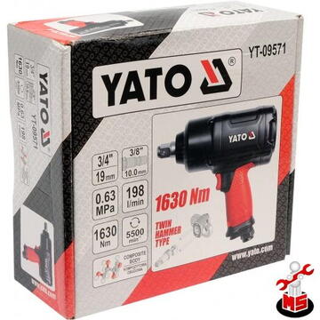 Yato Pistol pneumatic YT-09571 6.3 bar 3/4"
