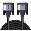 Baseus Cablu video DVI - DVI 3m Gri inchis