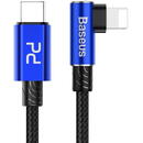 Baseus MVP Elbow USB Type C Power Delivery / Lightning Cable PD 18W 2m Blue