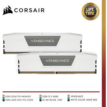 Memorie Corsair Vengeance 32GB DDR5 6400Mhz CL32 Dual Kit