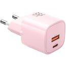 Incarcator de retea Charger GaN 33W Mcdodo CH-0156 USB-C, USB-A (pink)