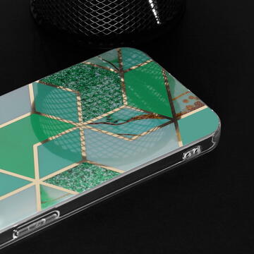 Husa Husa pentru Samsung Galaxy S23 FE - Techsuit Marble Series - Green Hex