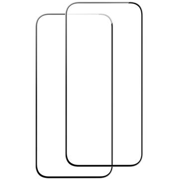 Folie pentru iPhone 15 Plus (set 2) - ESR Tempered Glass - Black