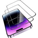 Folie pentru iPhone 14 Pro (set 2) - ESR Armorite Screen Protector - Black