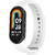 Curea pentru Xiaomi Mi Band 8 / 8 NFC - Techsuit Watchband (W014) - White