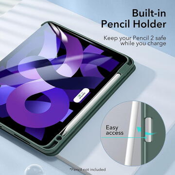 Husa pentru iPad Air 4 (2020) / Air 5 (2022) - ESR Rebound Pencil - Cactus Green