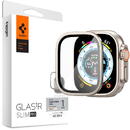 Folie pentru Apple Watch Ultra / Ultra 2 - Spigen Glas.tR Slim Pro - Titanium