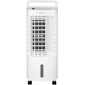 Sencor Ventilator cu racitor si purificator de aer portabil  SFN 5011WH Temporizator 1-8 ore Rezervor apa 3 l, Alb