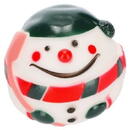 Jucarii animale DINGO Ball Snowman 8 cm - dog toy - 1 piece