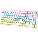 Tastatura Yenkee mecanica iluminare RGB YKB 31 Alb