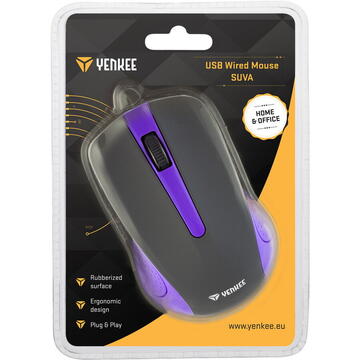 Mouse Yenkee optic YMS 1015PE Negru/Violet