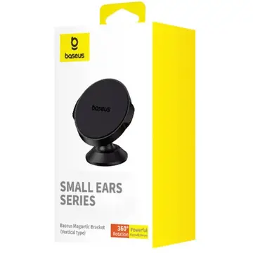 Baseus Small Ears 360° vertical magnetic holder (Overseas Edition) - black